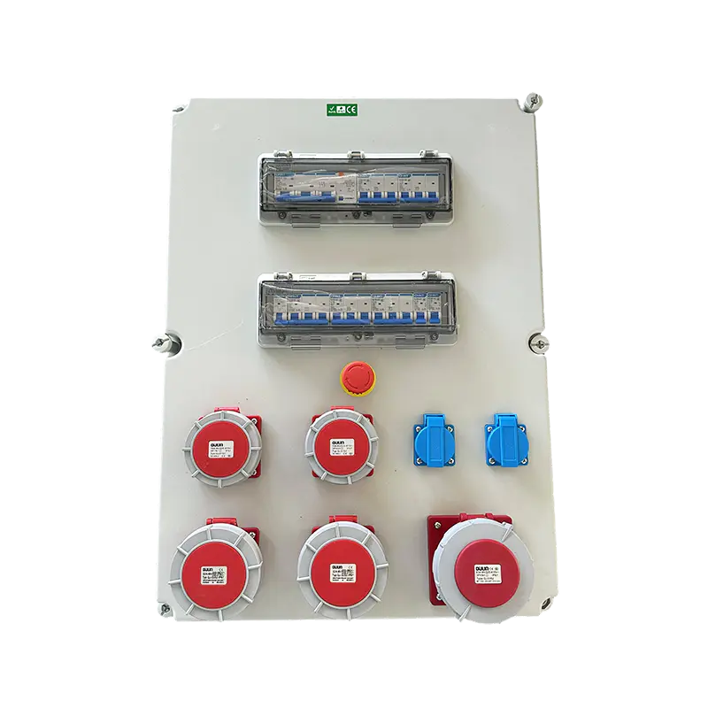 กล่องซ็อกเก็ตกันน้ำอุตสาหกรรม IP67 32A 380V – ตู้สแตนเลส